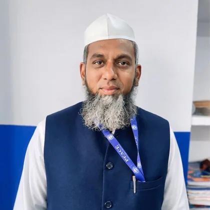 Hafiz Abdullah, Head of Hifz Department at Peace English Medium School